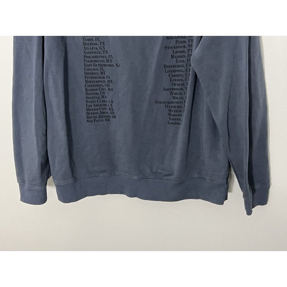 Taylor Swift Eras Tour Dark Gray Blue Sweatshirt Size Large 2023 2024 Pockets - Picture 9 of 15